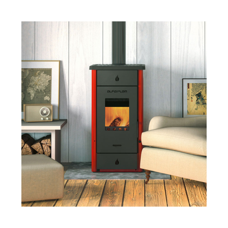 Poêle à bois Elita 3 Eco 8 kw AlfaPlam 1 Poêle à bois Elita 3 Eco 8 kw AlfaPlam