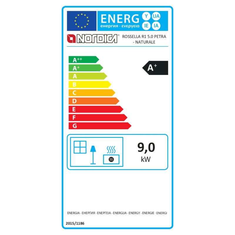 Poêle à bois Rossella R1 5.0 Petra 10,3 kw La Nordica 2 Poêle à bois Rossella R1 5.0 Petra 10,3 kw La Nordica – Image 2