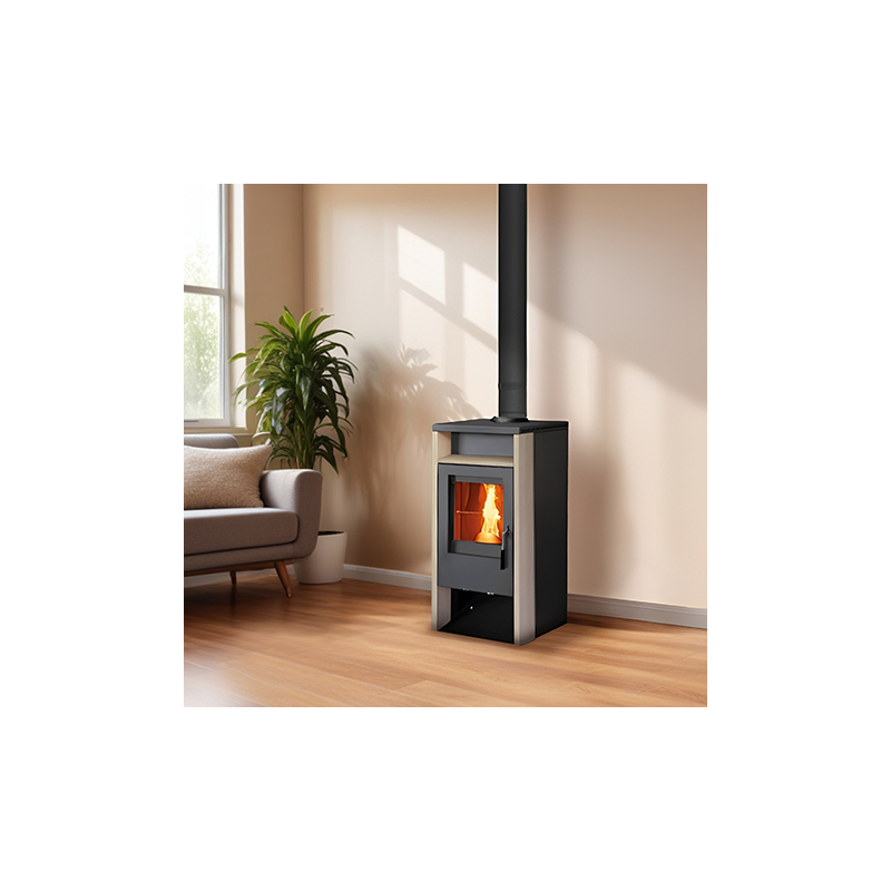 Poêle à bois VEGA pierre ollaire 6,2 kw MBS 1 Poêle à bois VEGA pierre ollaire 6,2 kw MBS