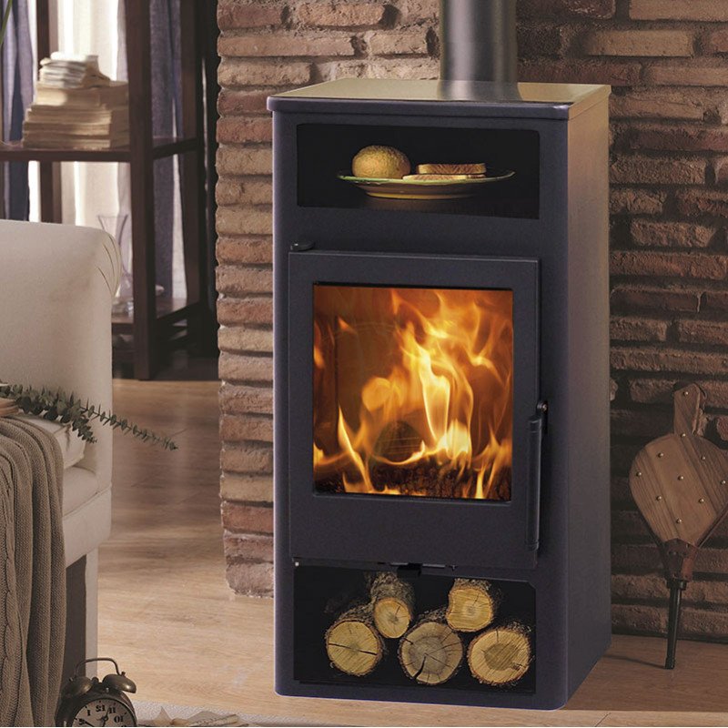 Poêle à bois avec chauffe plat Altea 5,9 kw Panadero 1 Poêle à bois avec chauffe plat Altea 5,9 kw Panadero