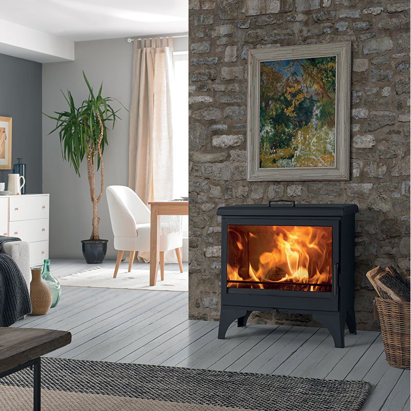 Poêle à bois avec chauffe plat Boheme 9,8 kw Panadero 1 Poêle à bois avec chauffe plat Boheme 9,8 kw Panadero