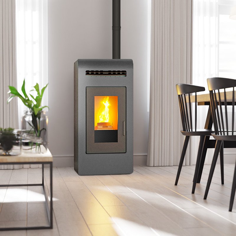 Poêle à granulés Canalisable Cayenne 14 kw ETNA Luxe 1 Poêle à granulés canalisable Cayenne 14 kW