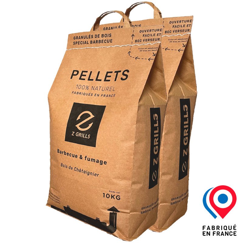 ZGRILLS - Pellet pour barbecue & fumage - Lot de 2 sacs 1 ZGRILLS - Pellet pour barbecue & fumage - Lot de 2 sacs