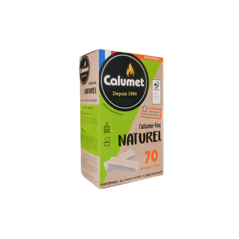 Bûchettes allume-feu 100% naturel Calumet – 70 unités 2 Bûchettes allume-feu 100% naturel Calumet – 70 unités – Image 2