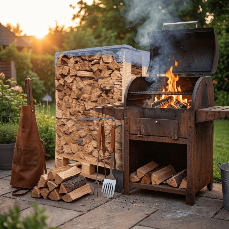 Palette de 2st de bois de chauffage spécial barbecue - sec séchoirs - prêt à l'emploi 3 Palette de 2st de bois de chauffage spécial barbecue - sec séchoirs - prêt à l'emploi – Image 3