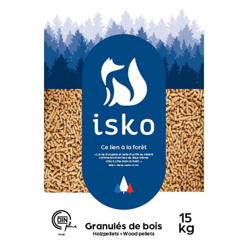 Demi-palette de granulés de bois ISKO - 35 sacs 3 Demi-palette de granulés de bois ISKO - 35 sacs – Image 3
