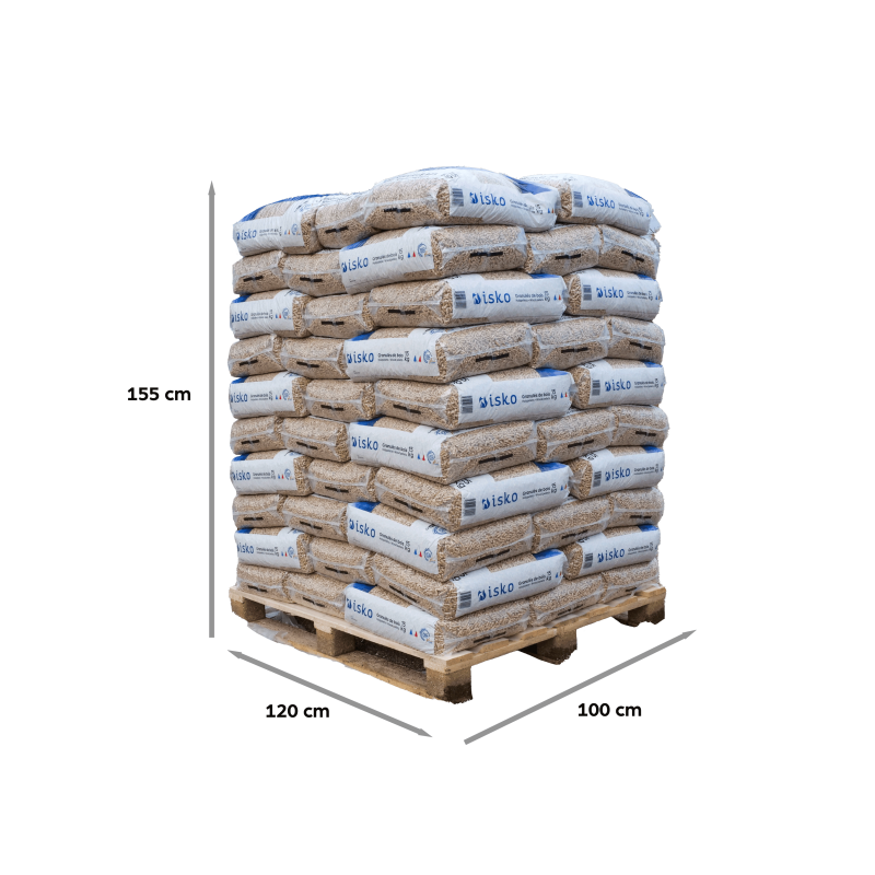 Granulés de bois ISKO - Palette de 70 sacs 1050kg 3 Granulés de bois ISKO - Palette de 70 sacs 1050kg – Image 3